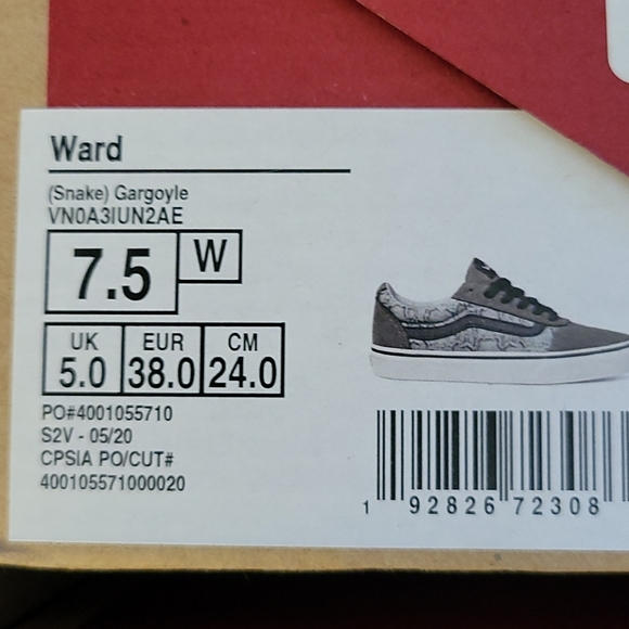 CLEARANCE!! Women's Vans Ward Gargoyle Snake - Picture 12 of 13